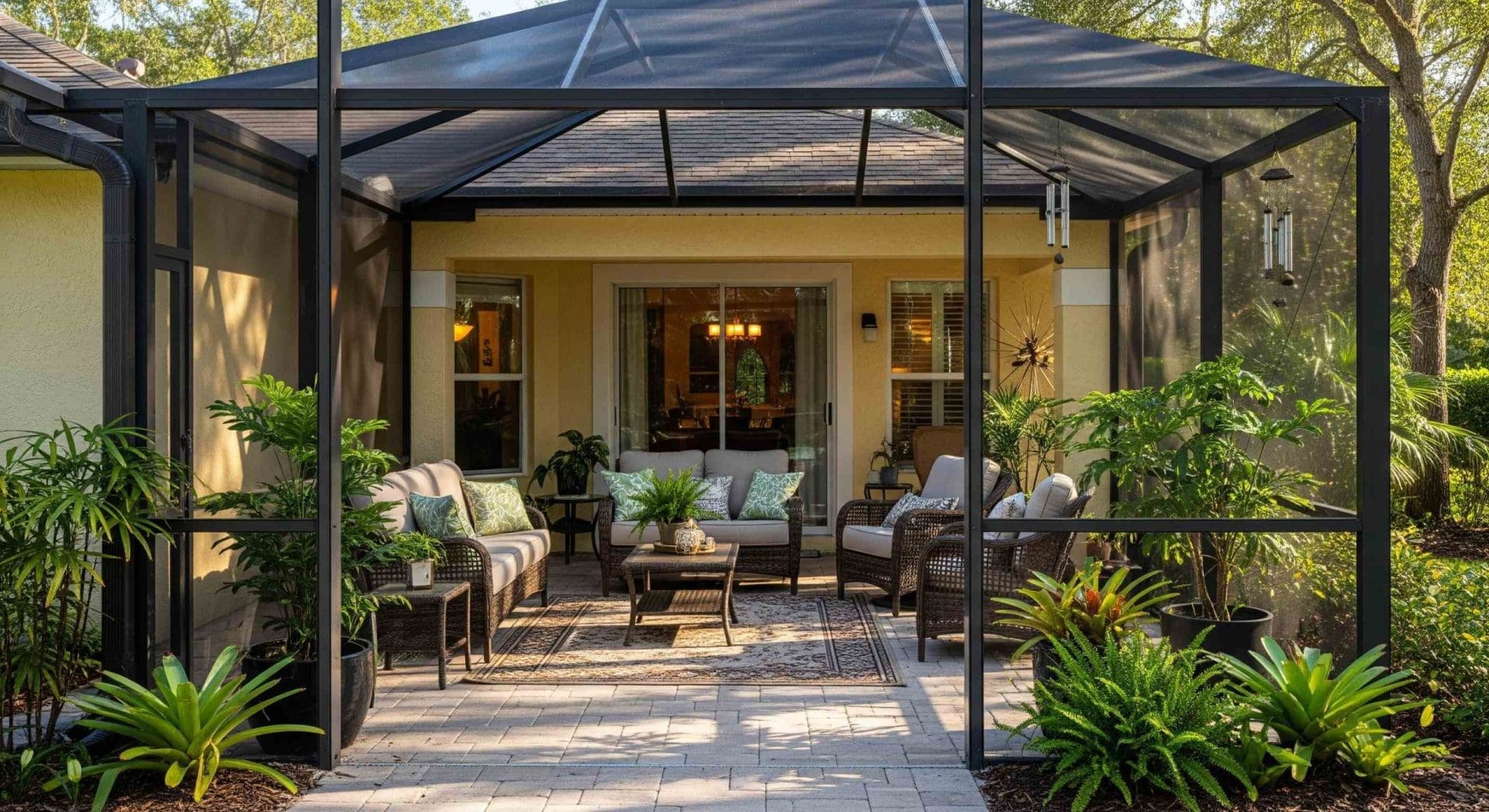 Florida Landscaping around Pool Screen Enclosure: Stunning Ideas 3 Florida Landscaping around Pool Screen Enclosure: Stunning Ideas